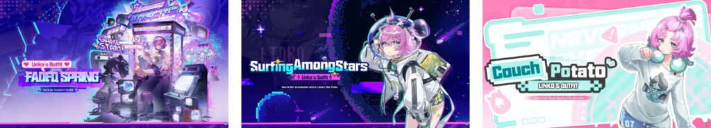 Linko's new outfit designs featured in NTE v1.3 update banner