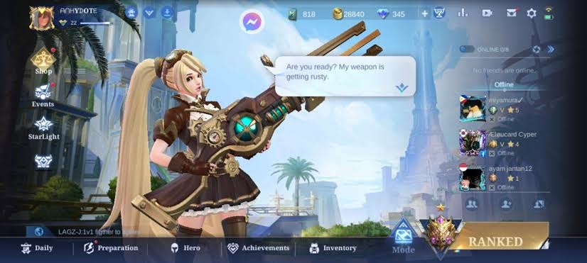 why advance server matters for rank in mobile legends