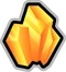 Golden egg icon with orange and yellow gradient design