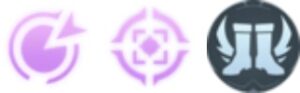Three skill icons for Bruno revamp in MLBB showing ability symbols