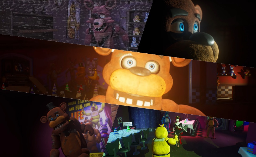 FNAF animatronics displayed in Fortnite Fortnitemares event showcase