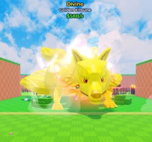 Golden Kitsune divine egg mutation in Steal an Egg game
