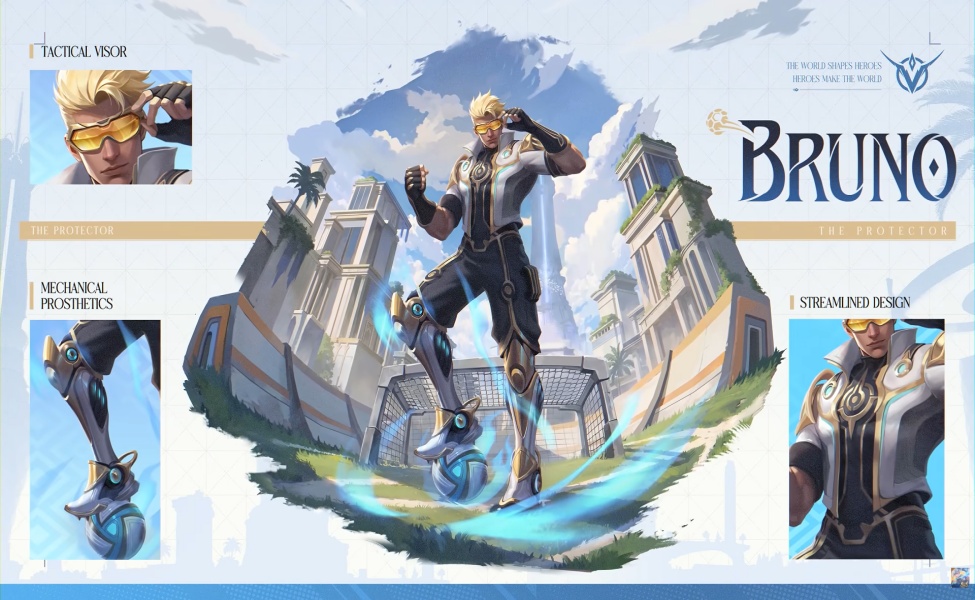 mlbb bruno revamp look and price
