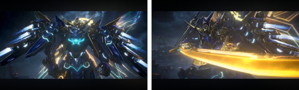 visual and effect for raiden maru argus skin