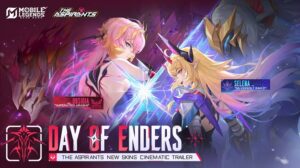 MLBB Aspirants 5.0 skins featuring Imperatrix Arashi and Silverbolt Raiko