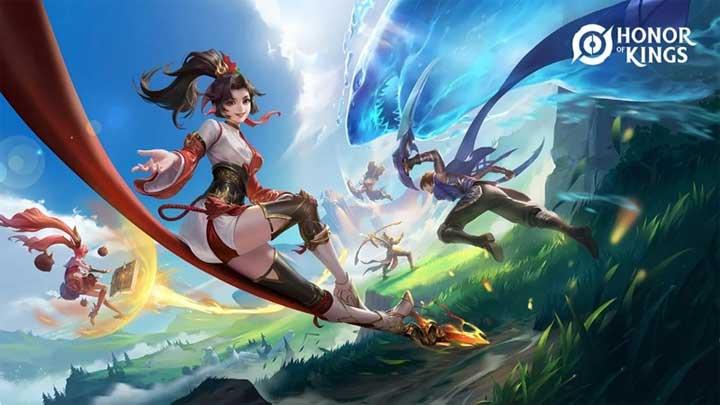 Honor of Kings Best Heroes to Push Rank Honor of Kings heroes to push rank promotional artwork