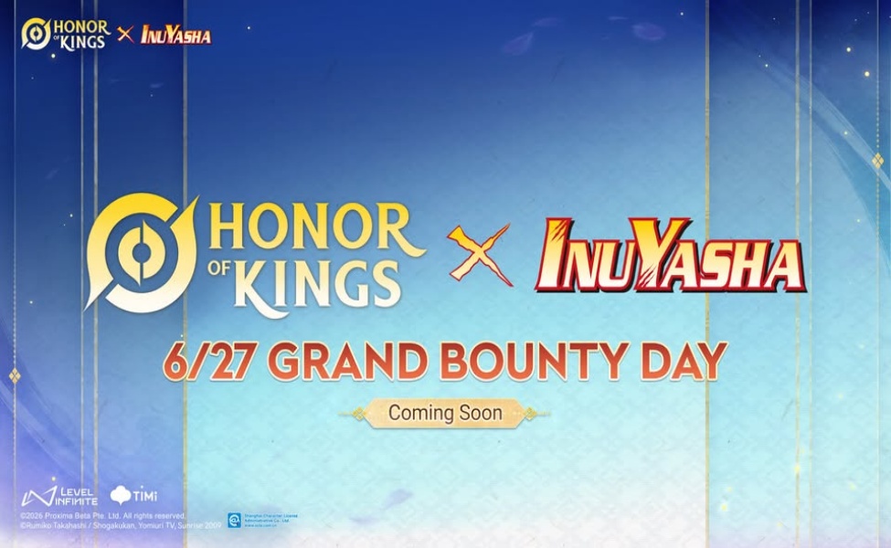 Honor of Kings x Inuyasha collab Grand Bounty Day June 27 announcement