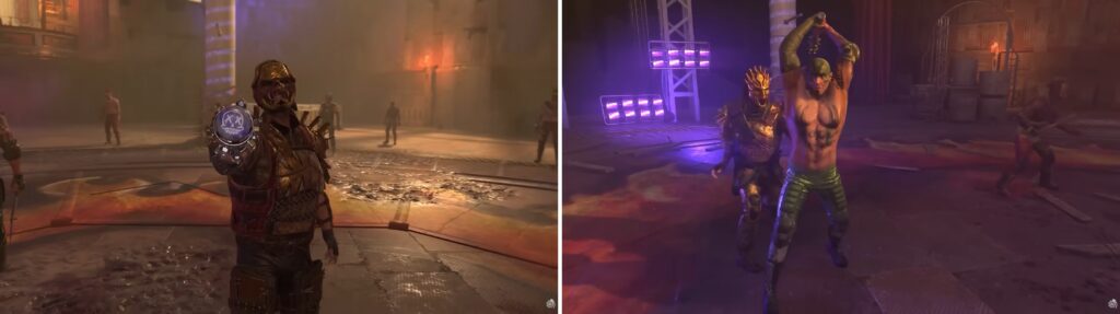 Dying Light 2 Stay Human gameplay showing combat scenes