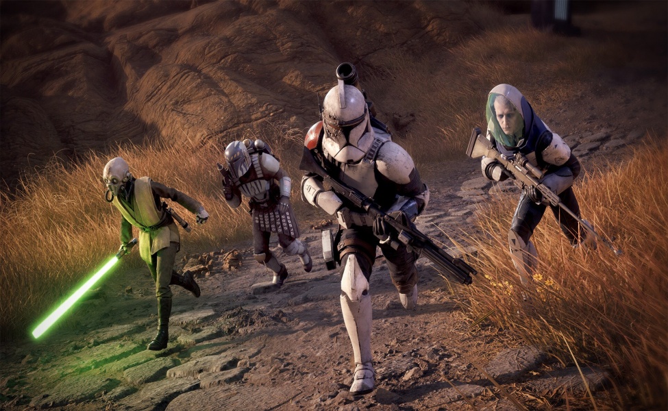 Star Wars Zero Company gameplay showing Hawks and Operators in battle