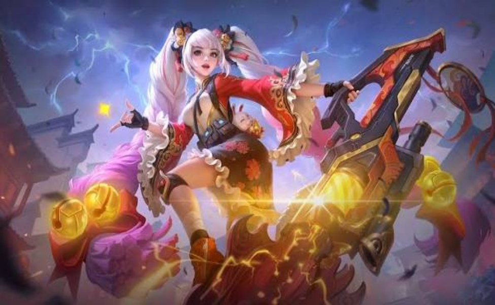Layla Prismatic Rhythm skin splash art MLBB 10th Anniversary
