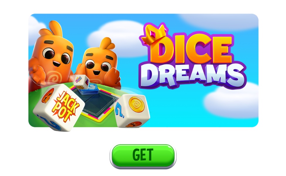 how to claim free rolls on Dice Dreams