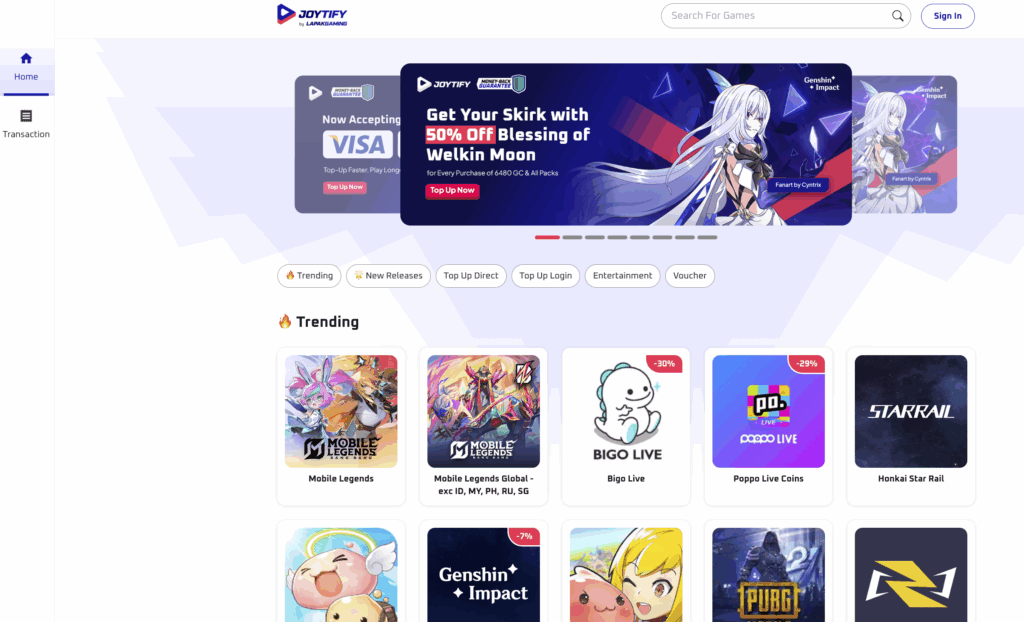 joytify top up