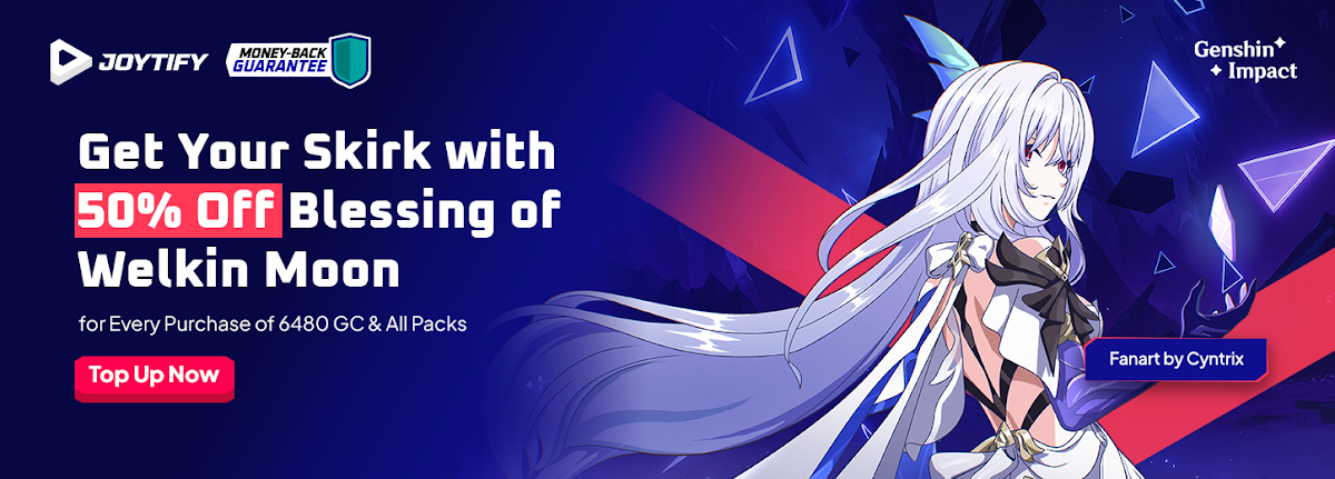 Genshin Impact Promo 50% Off