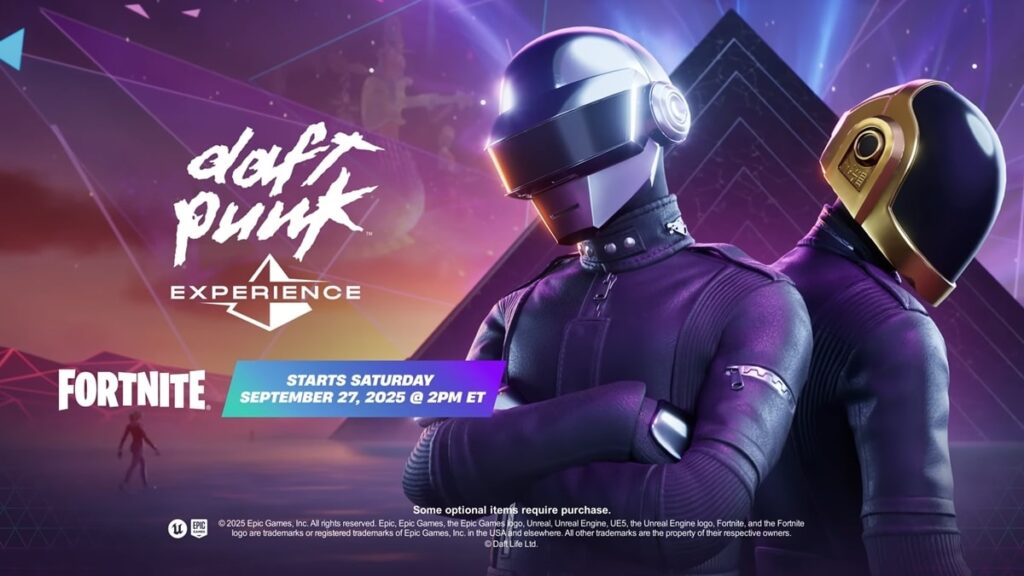 Fortnite X Daft Punk collab