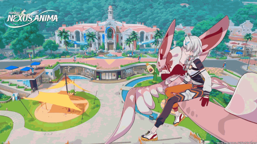 honkai nexus anima town and environment