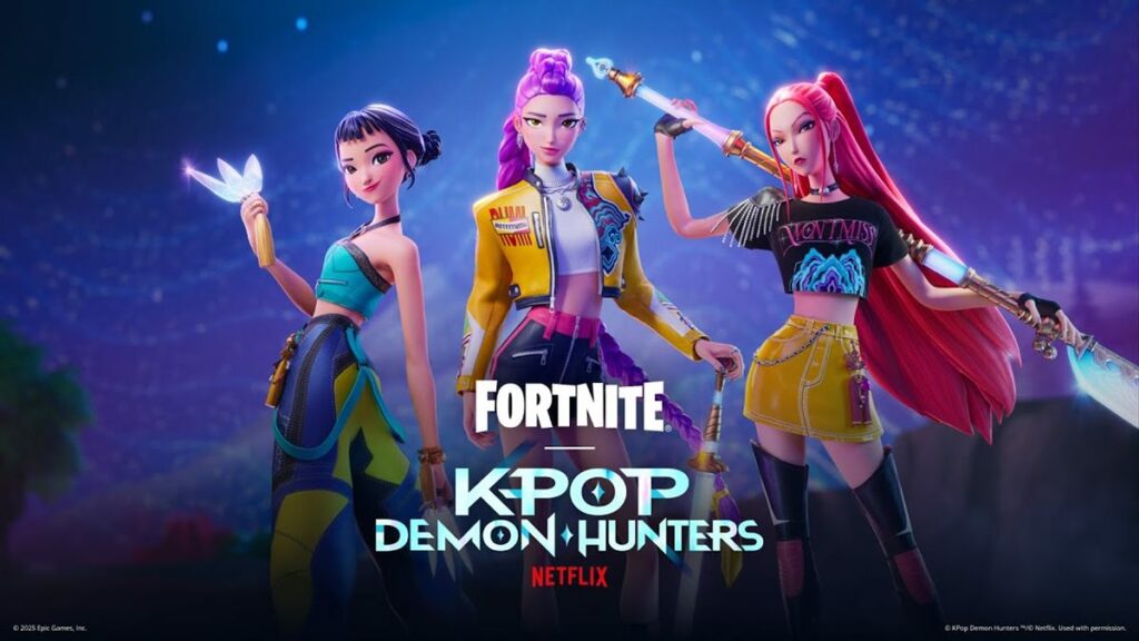 Fortnite X KPop Demon Hunters collab