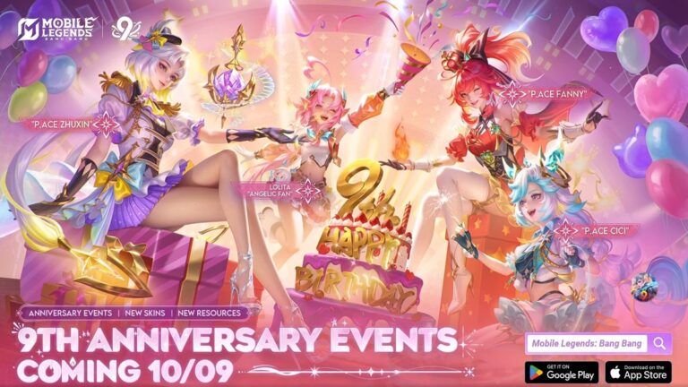 MLBB 9th Anniversary – Skins, Items & Rewards You Can’t Miss MLBB 9th Anniversary – Skins, Items & Rewards You Can’t Miss