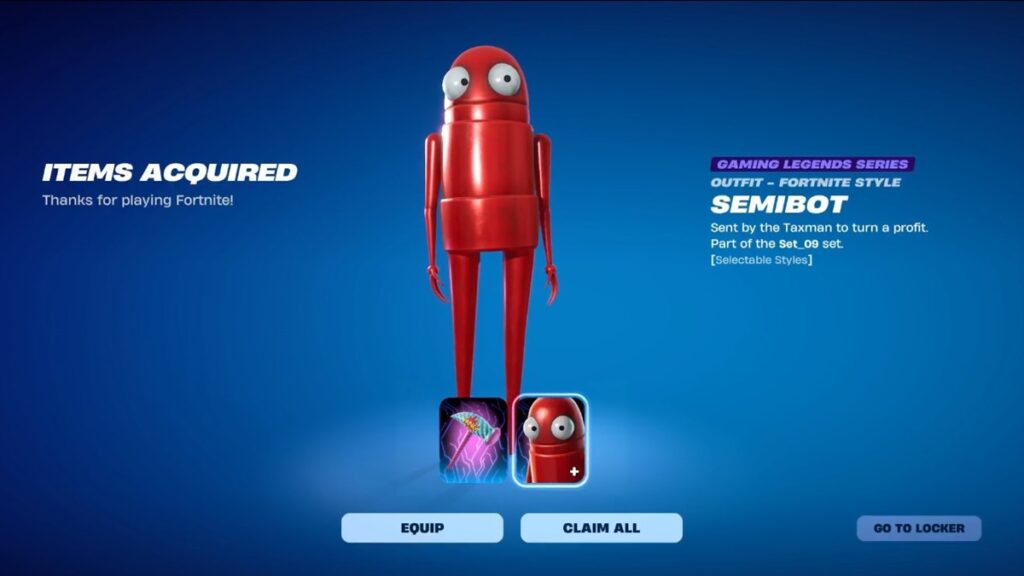 R.E.P.O. Semibot Fortnitemares skin in Fortnite Halloween