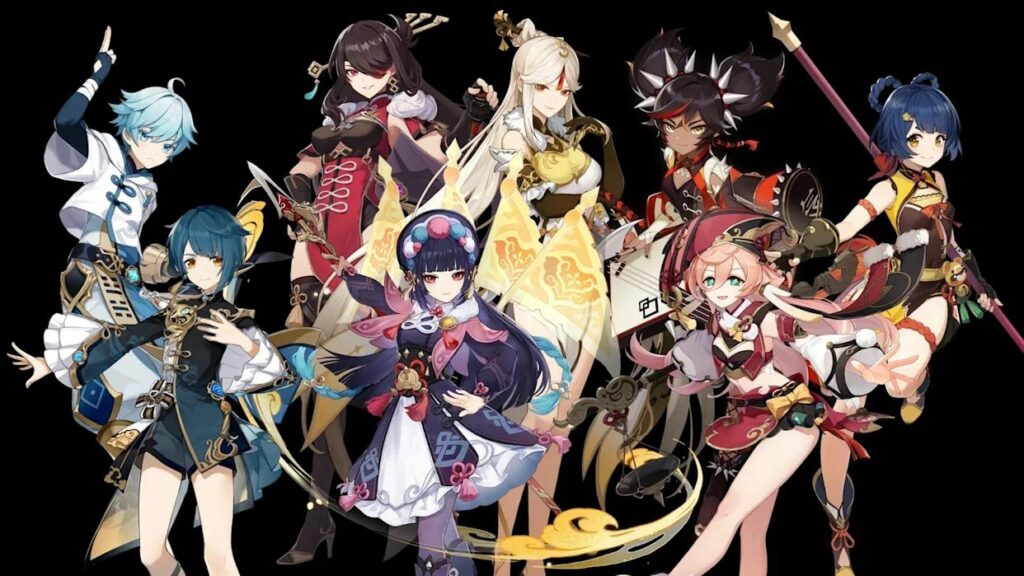 Genshin Impact All Female Characters LIYUE