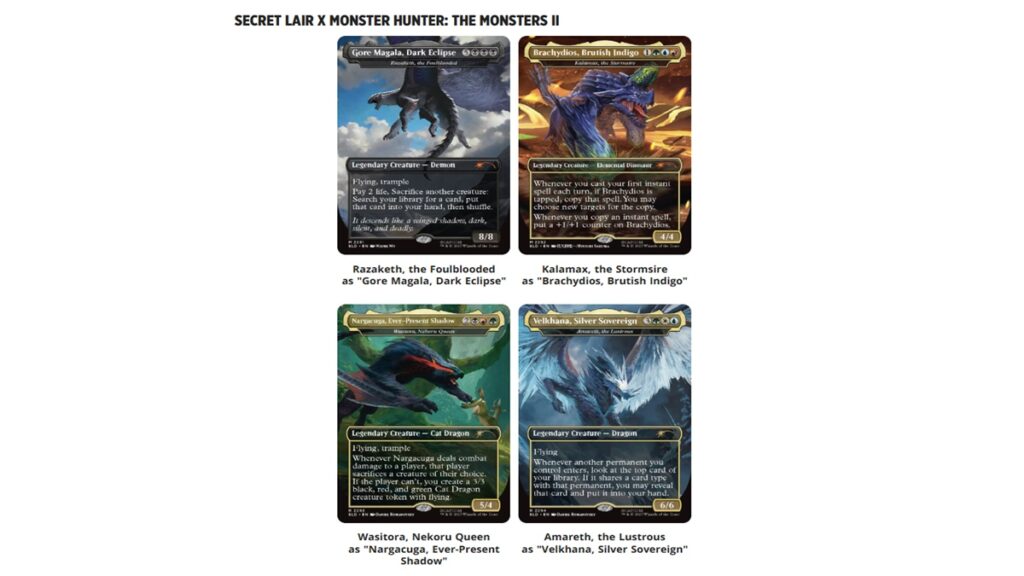 Secret Lair x Monster Hunter: The Monsters II