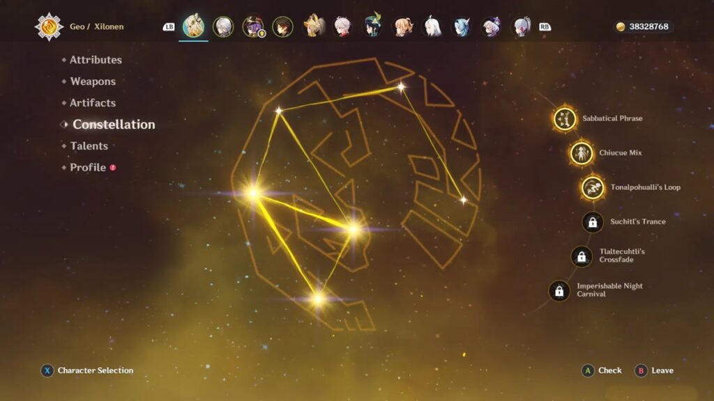 Xilonen Constellations