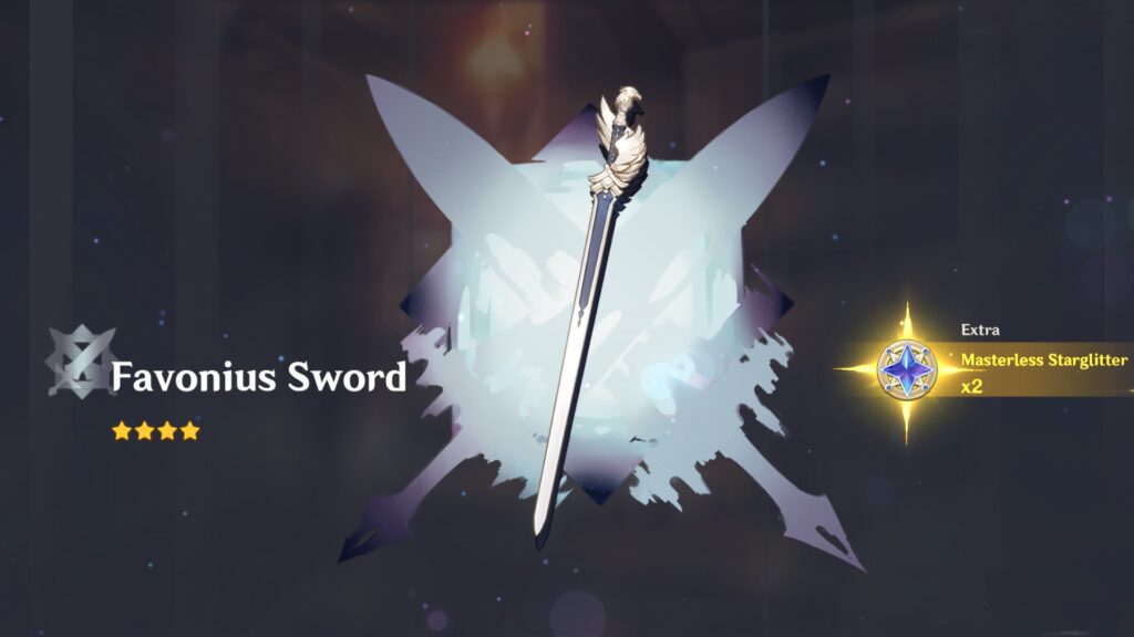 Xilonen Genshin Impact best weapon Favonius Sword