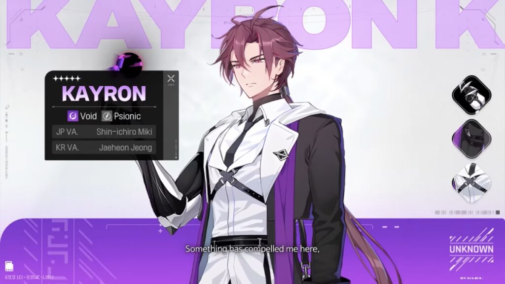 chaos zero nightmare - kayron