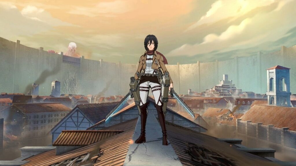 MLBB X Attack on Titan fanny — mikasa ackerman skin