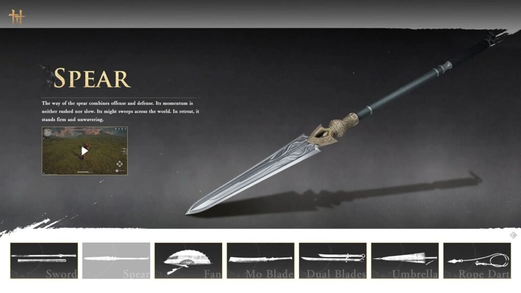 Where Winds Meet Weapon Types explained spear