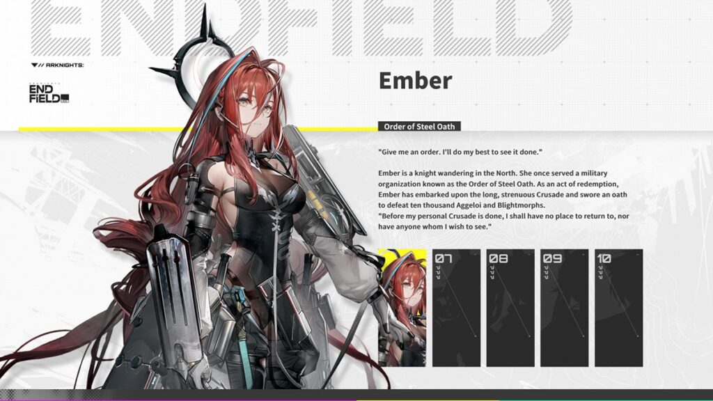 Arknights Endfield tier list ember