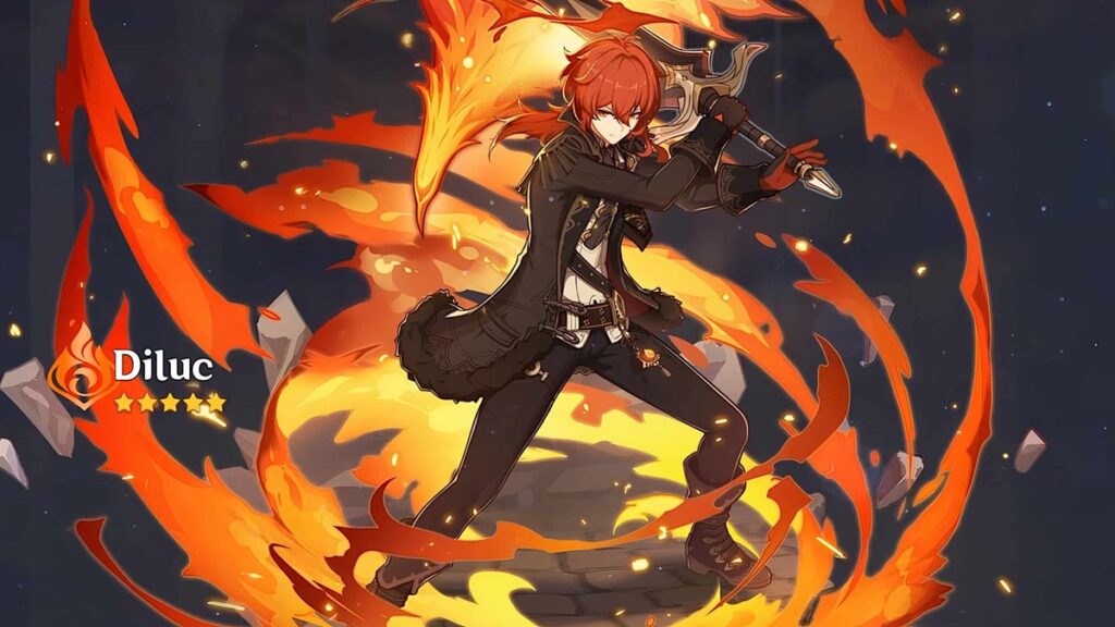The Complete Genshin Impact Characters List diluc