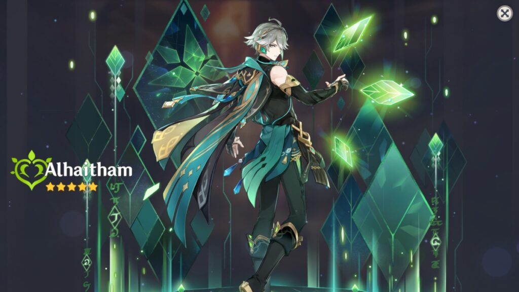 genshin impact characters list alhaitham