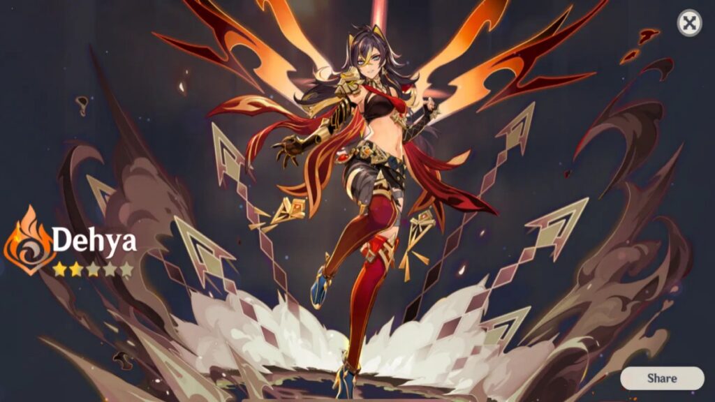 genshin impact characters list dehya