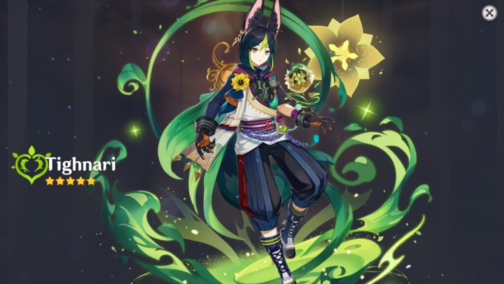 genshin impact characters list tighnari