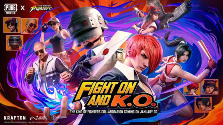 PUBG Mobile x The King of Fighters: Schedule, Rewards, Lucky Spin Price PUBG Mobile x The King of Fighters collaboration event poster featuring characters and launch date