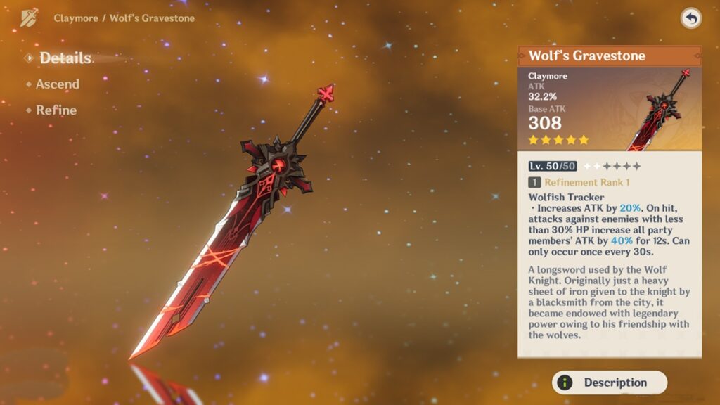 Altternate Weapons for Genshin Impact Varka Build