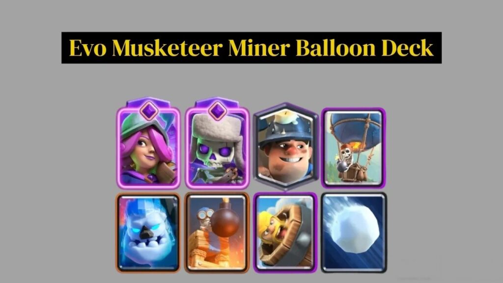Best Arena 15 Decks Evo Musketeer Miner Balloon