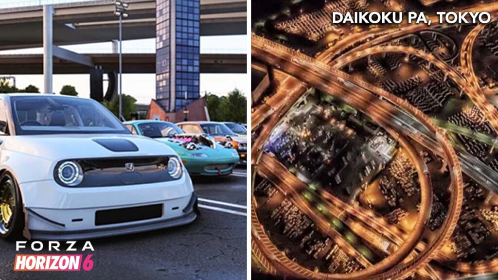 Forza Horizon Location in Real World Daikoku PA, Tokyo
