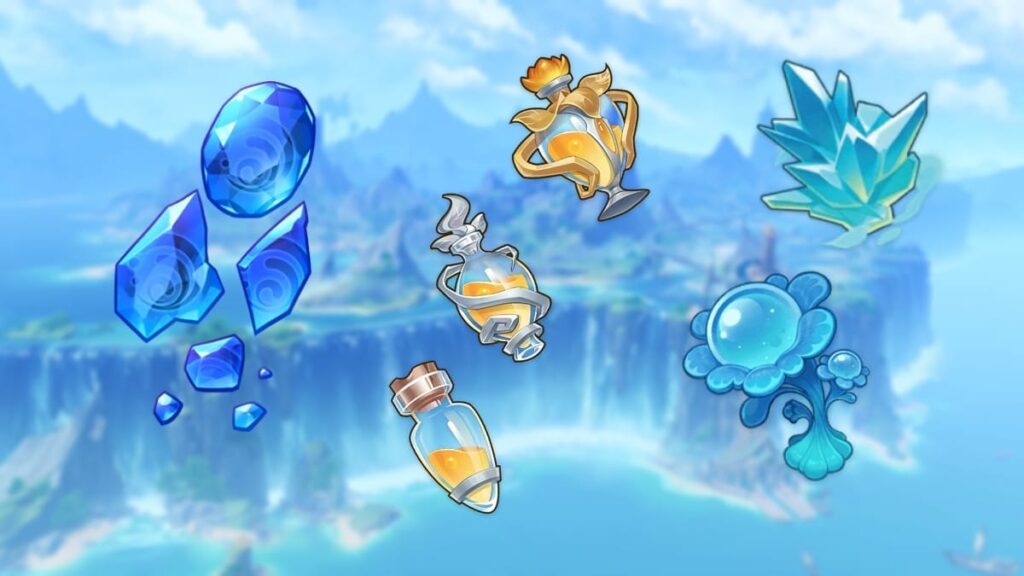 Furina Ascension Materials for Level 90