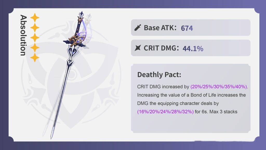 Genshin Impact Clorinde Build: Best Weapons