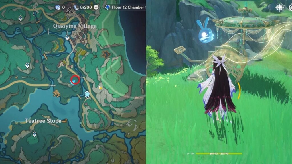 Zibai’s chariot location Qiaoying Village Viewpoint