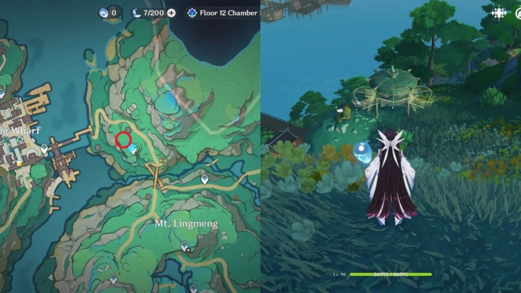 Zibai’s chariot location Yilong Wharf (Chenyu Vale)