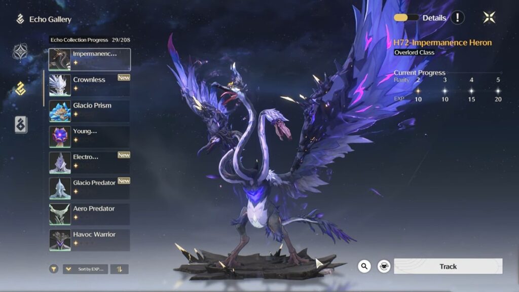 Best main echo for Jianxin Impermanence Heron