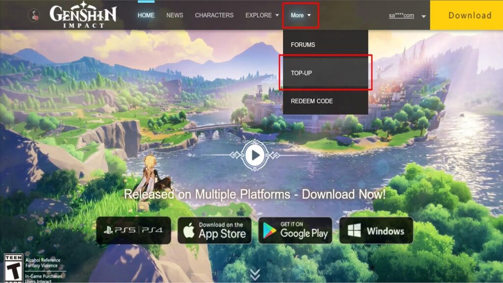 Can You Top Up Genshin in Another Region?