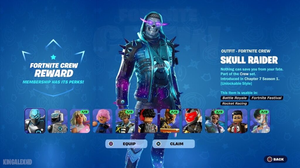 fortnite upcoming skins skull raider