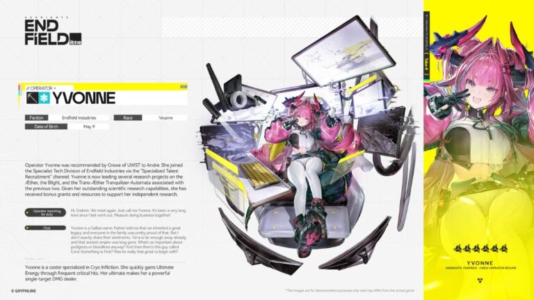 arknights endfield caster tier list yvonne