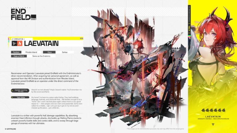 arknights endfield strikers tier list laevatain