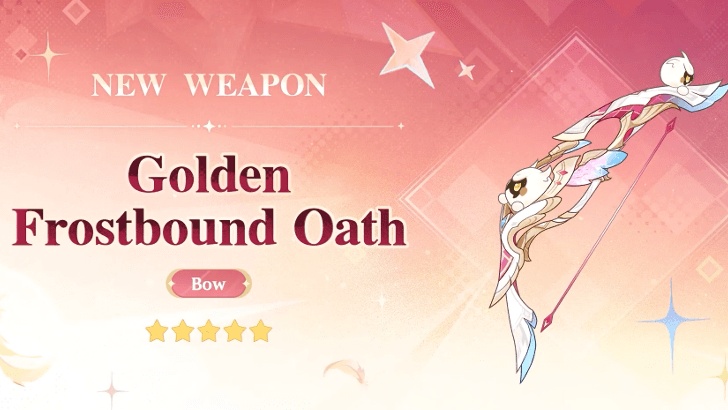 golden frostbound oath weapon banner in genshin v6.5 phase 1