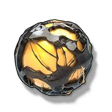 Glowing amber Howler Core from Wuthering Waves Camellya materials