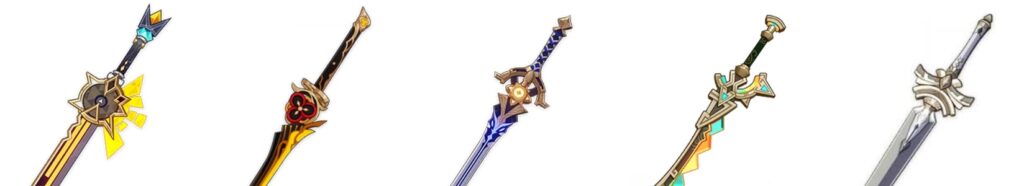 genshin impact albedo best weapons